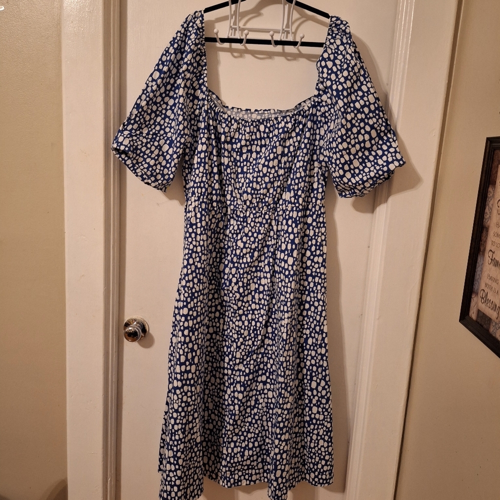 Eloquii Polka Dot Dress | Size 26 Praire Cottagecore